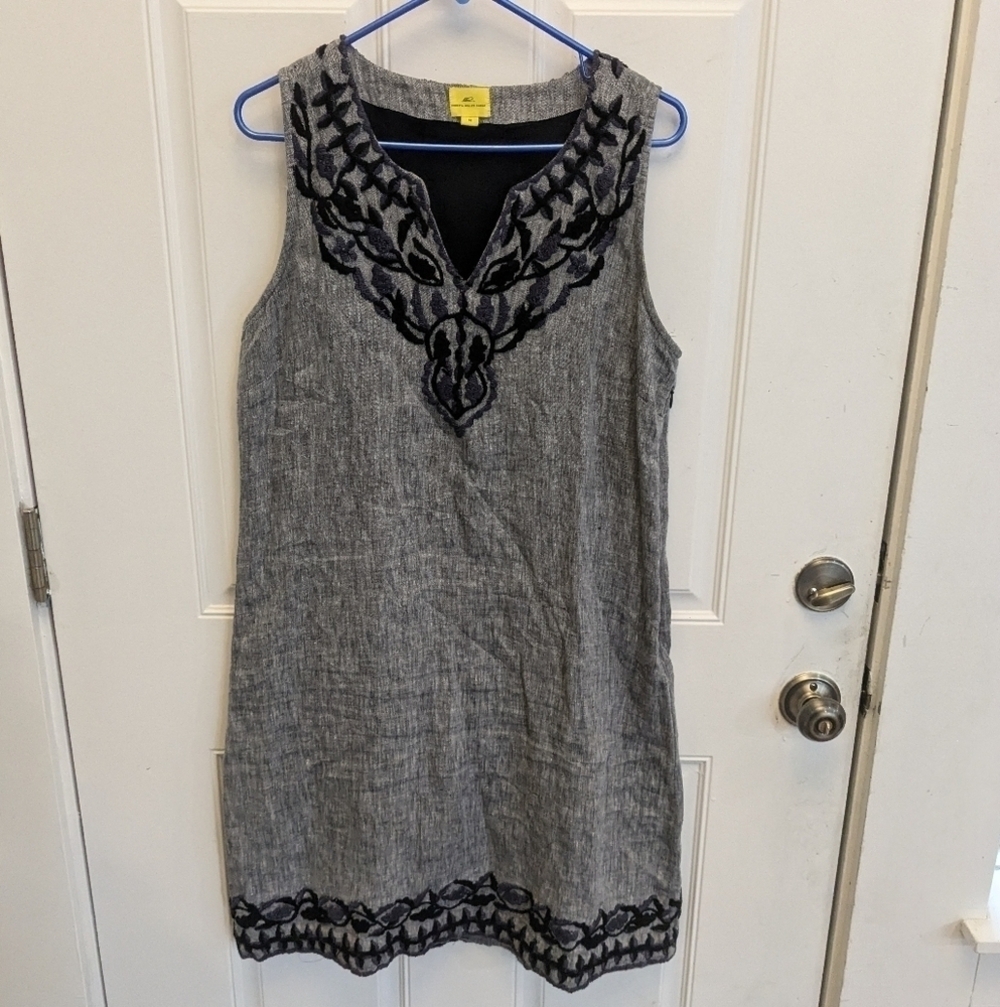 Roberta Roller Rabbit Linen Embroidered Dress - Picture 2 of 6